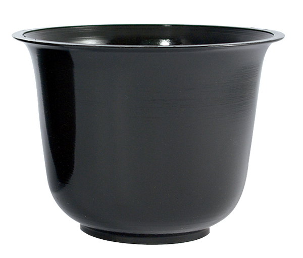 Black Spun Planter