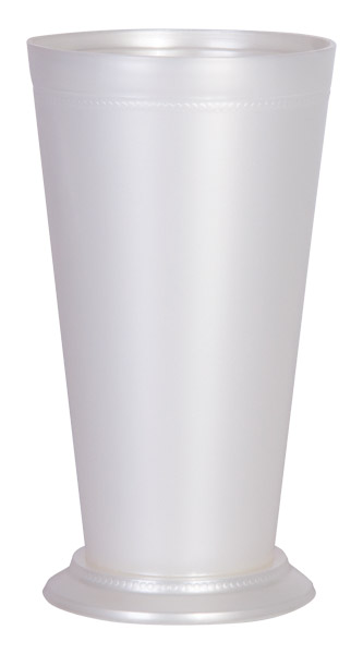 Med White Pearl Mint Julep Vase