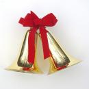 Gold Bells w/Red Bow