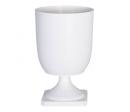 White Highboy Pedestal Urn